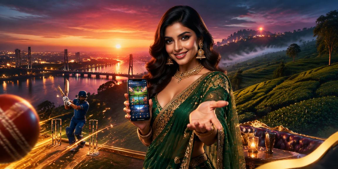 বগুড়ার চা বাগানে ক্রিকেট বেটিং উপভোগ করছেন একজন ব্যবহারকারী