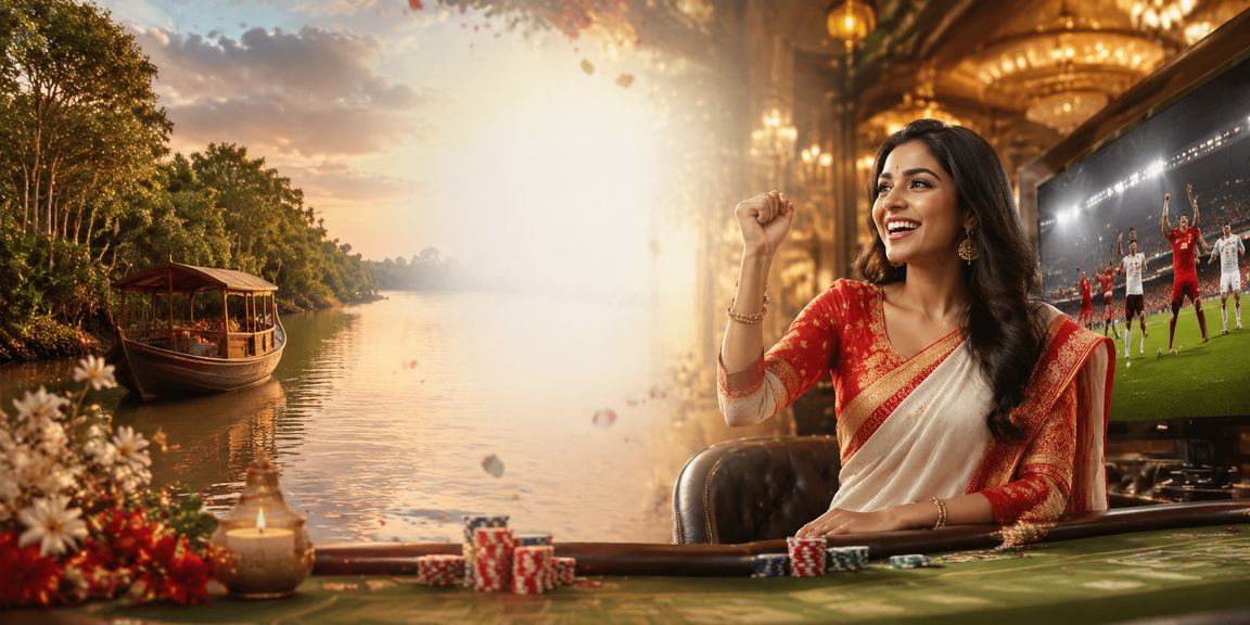 পহেলা বৈশাখের পটভূমিতে a71bed উৎসব থিম গেম লঞ্চের দৃশ্য