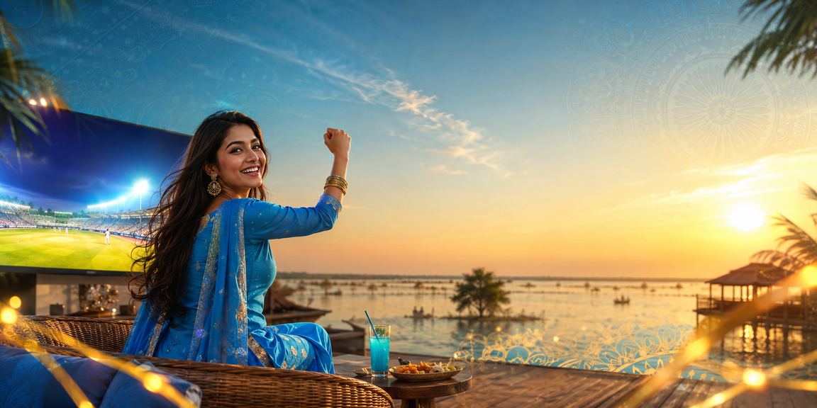 বাংলাদেশি ক্রিকেট দর্শক টাঙ্গুয়ার হাওড়ে ম্যাচ বিশ্লেষণ দেখছেন স্থানীয় পোশাকে
